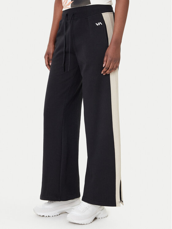 RVCA Pantaloni trening Benchwarmer 23WS113505 Negru Relaxed Fit
