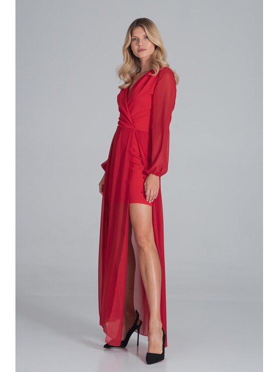 FIGL FIGLFIGL Vestito M850 Rosso Regular Fit