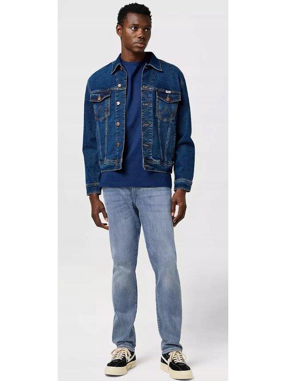 Wrangler Wrangler Jeans River Grigio Tapered Fit