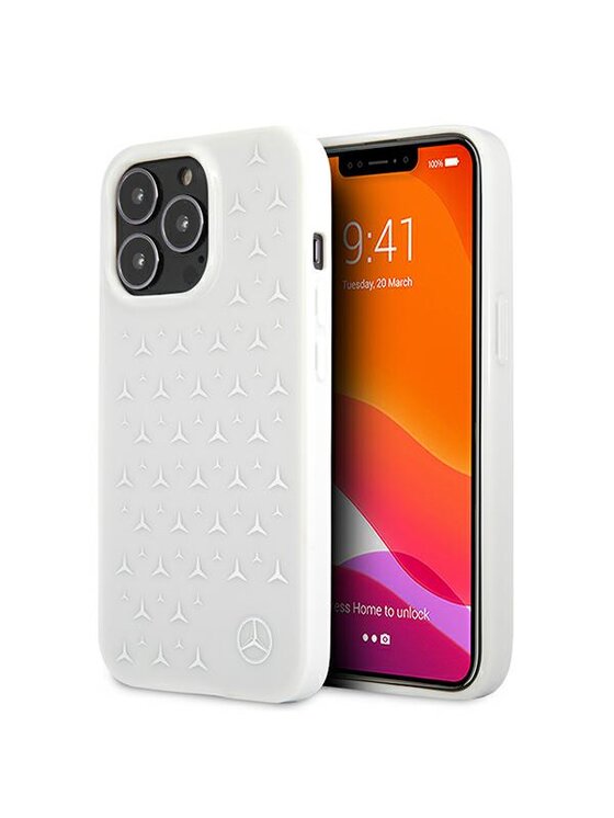 Mercedes-Benz Mercedes-Benz Etui na telefon iPhone 13 Pro Biały