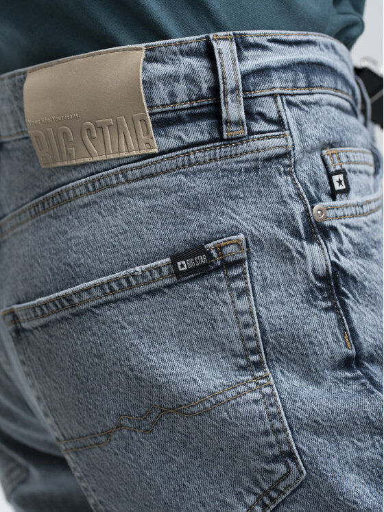 BIG STAR BIG STAR Jeansy HARPER_211_190 Niebieski Tapered Fit