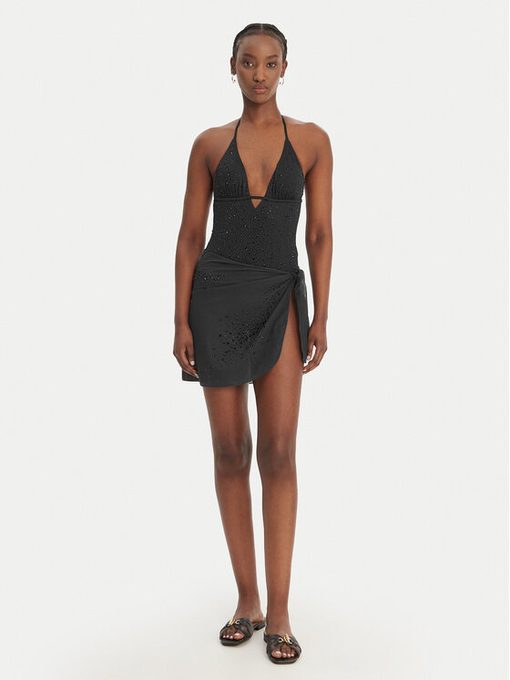 Guess Guess Cпідниця-міні E6GZ15 WO080 Чорний Regular Fit