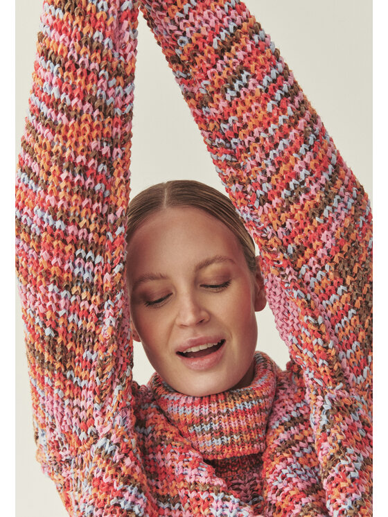 TATUUM Tatuum Sweter MELANIE Pomarańczowy Oversize