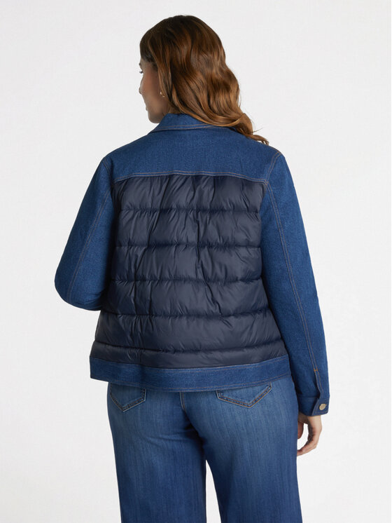 Fiorella Rubino Fiorella Rubino Giubbotto piumino F374T001263N034 Blu Regular Fit