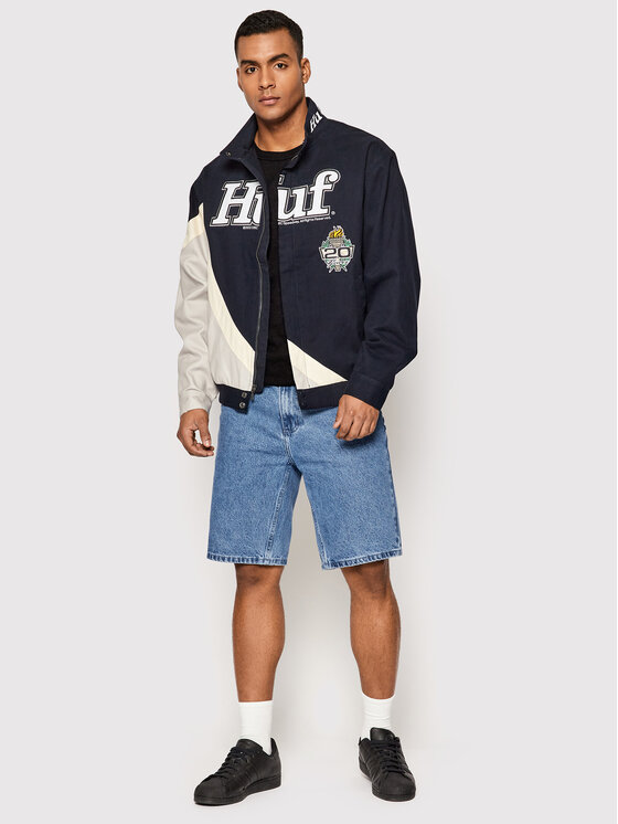 HUF Übergangsjacke Daytona JK00335 Dunkelblau Regular Fit | Modivo.de