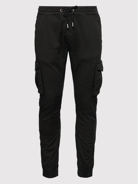 Alpha Industries Alpha Industries Jogger nohavice Twill 116202 Čierna Regular Fit