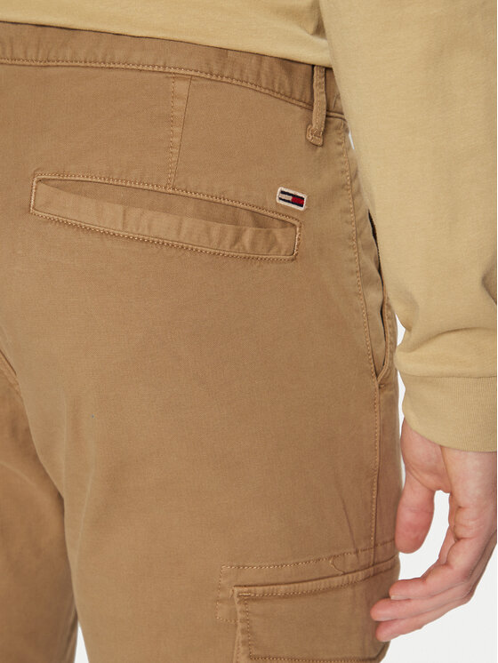 Tommy Jeans Tommy Jeans Pantaloni di tessuto Austin DM0DM20281 Beige Regular Fit