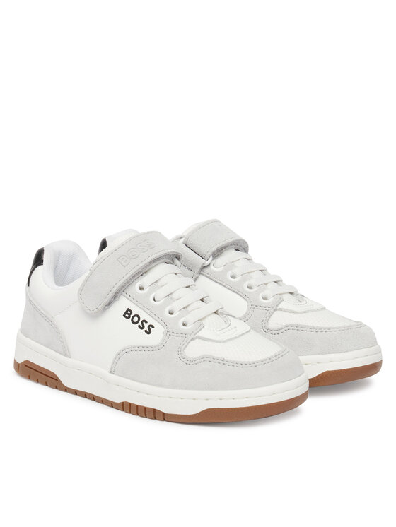 BOSS BOSS Sneakersy J52806 M Bílá