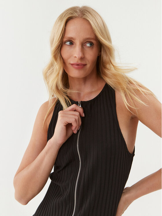 Calvin Klein Jeans Calvin Klein Jeans Kleid für den Alltag J20J220745 Schwarz Slim Fit