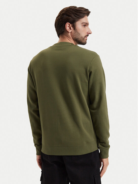 HUGO HUGO Bluza Nespon 50572772 Zielony ciemny Regular Fit