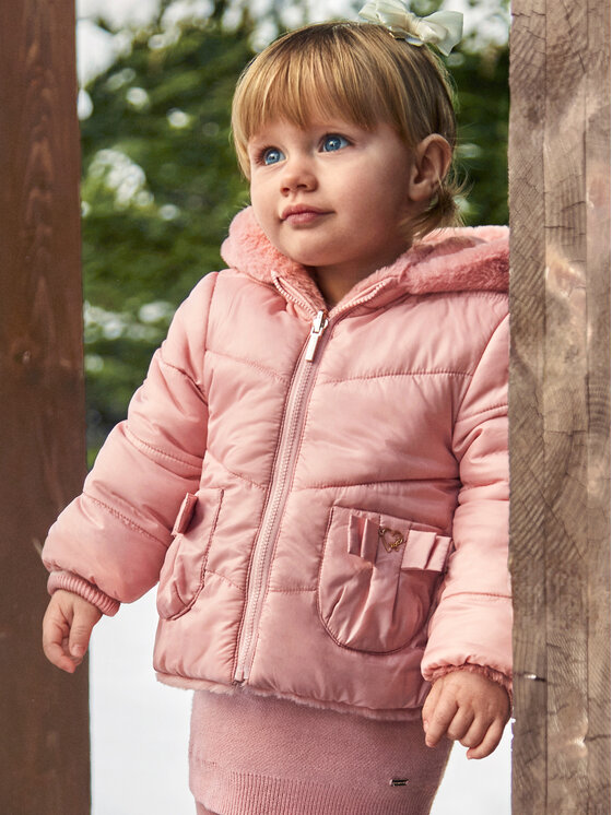 Mayoral Mayoral Зимно яке 2480 Розов Regular Fit