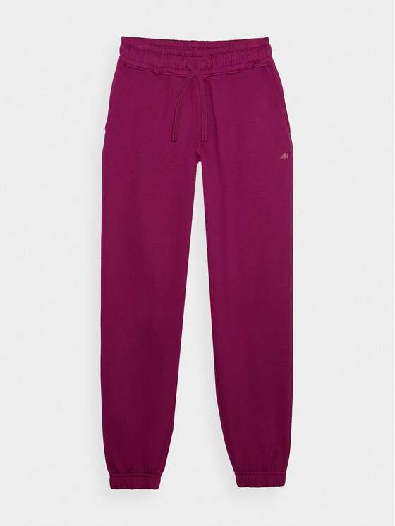 4F 4F Παντελόνι φόρμας NOS Μωβ Regular Fit