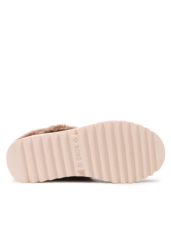 Skechers Skechers Kapcie BOBS Winter Rock 113423/BRN Brązowy