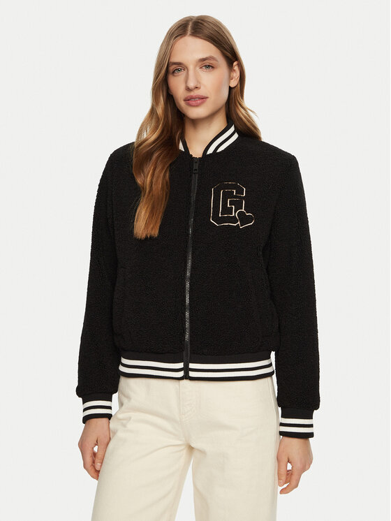 Guess Bundy bomber V5RL06 KCPC2 Čierna Regular Fit