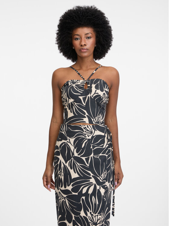 Orsay Orsay Kamizelka 1000586660000__38 Czarny Regular Fit