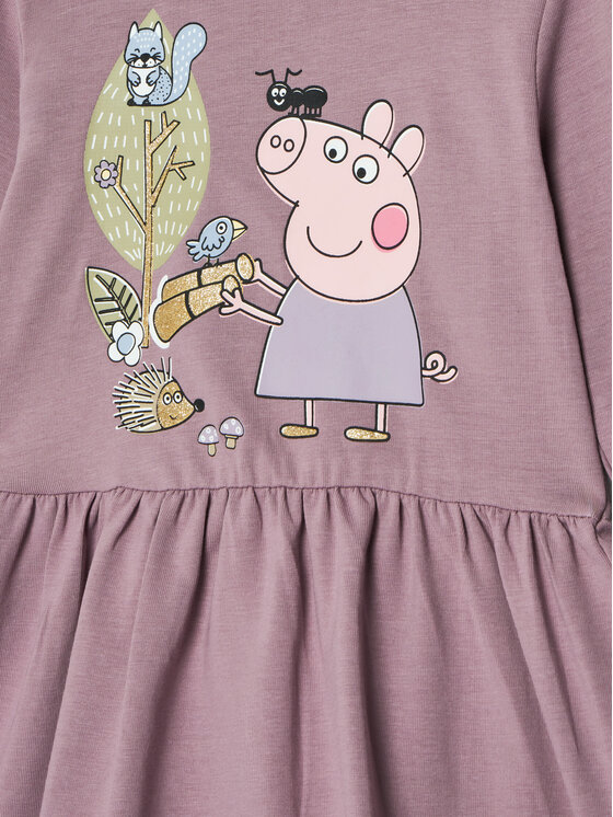 NAME IT NAME IT Sukienka codzienna 13238551 Różowy Regular Fit