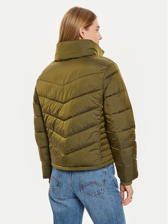 Wrangler Wrangler Giubbotto invernale 112356502 Verde Regular Fit