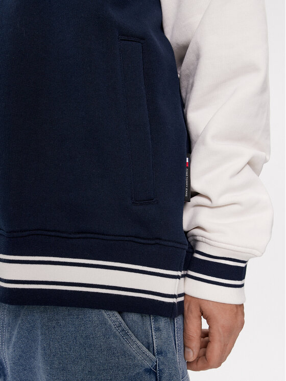 Tommy Jeans Tommy Jeans Pulóver Varsity DM0DM18400 Sötétkék Relaxed Fit