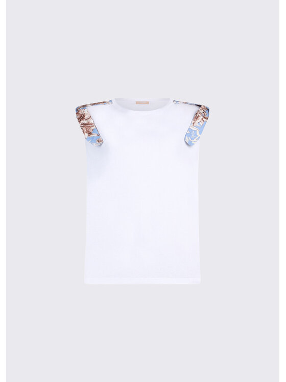 Liu Jo Liu Jo T-shirt WA6201J6308P9551 Bianco Regular Fit