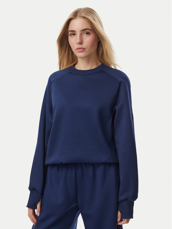 adidas adidas Bluza Soft Lux Winter Knit KS7914 Niebieski Loose Fit