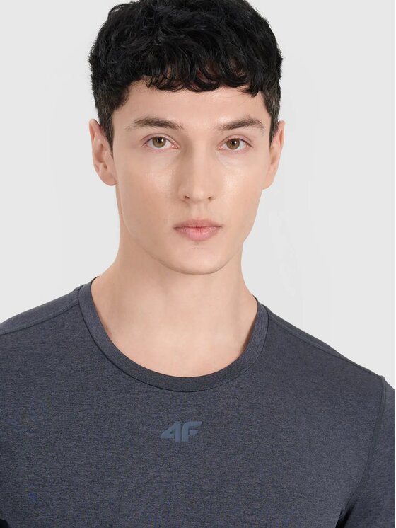 4F 4F Longsleeve 4FWMM00TFLOM507-22M Grigio Slim Fit