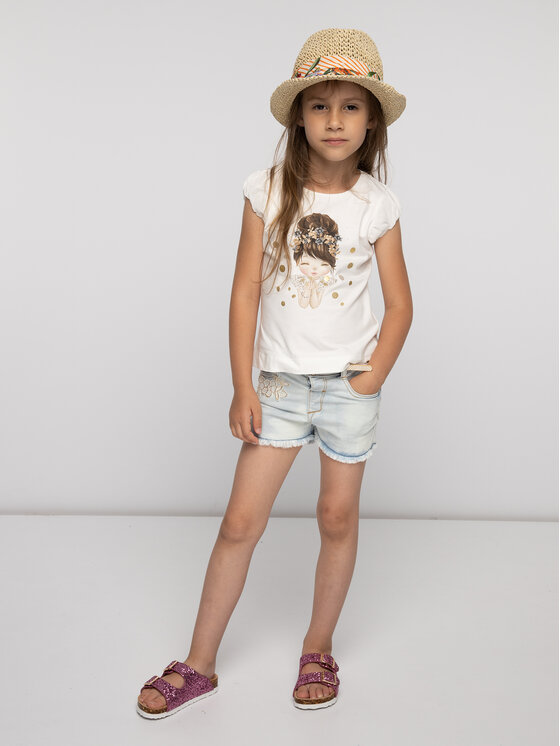 Pantaloncini di jeans 1226 Blu Regular Fit