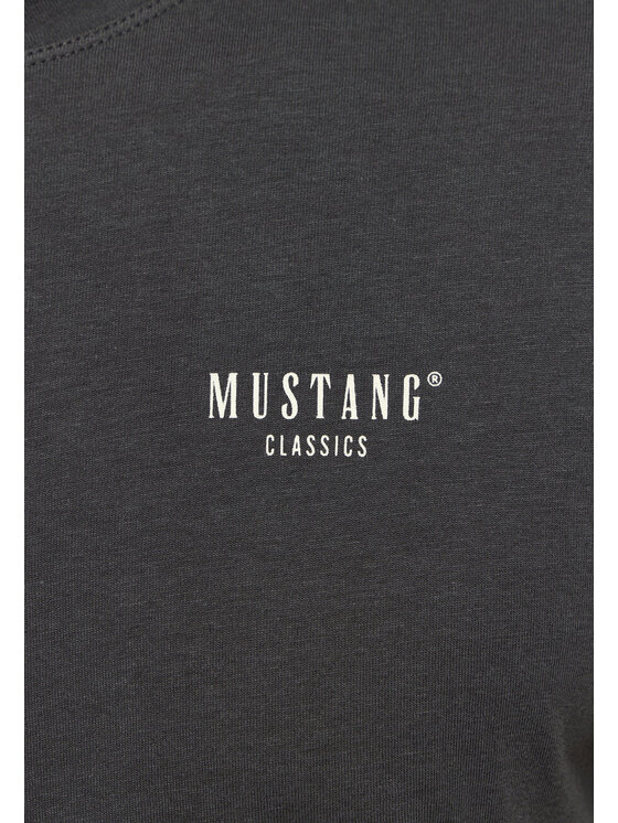 Mustang Mustang T-shirt AUSTIN Grigio Straight Fit