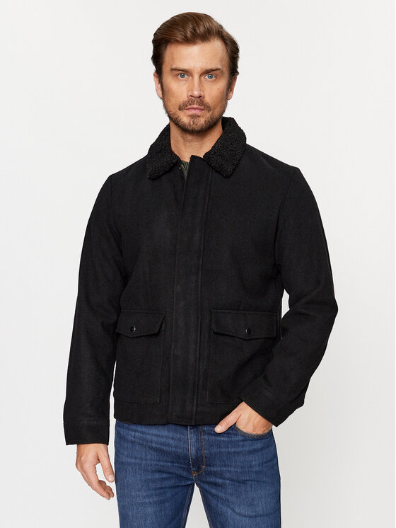Jack&Jones Jack&Jones Μπουφάν μεταβατικό 12236162 Μαύρο Regular Fit