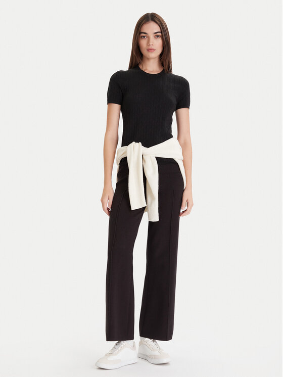 Calvin Klein Calvin Klein Tričko LV044D308G Čierna Slim Fit