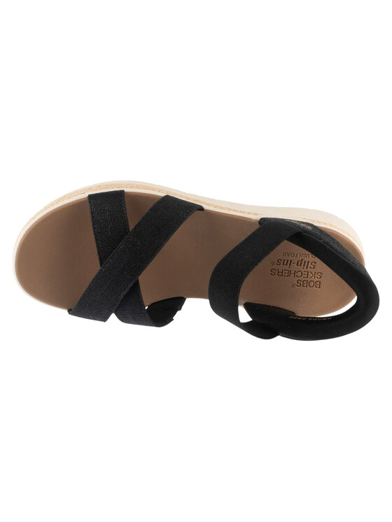 Skechers Skechers Sandali Slip-Ins: BOBS Sun Ray - Bright Take Nero