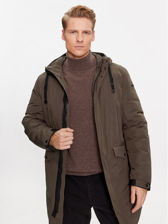 Geox Geox Ziemas jaka Velletri M3628N T3031F 3462 Zaļš Regular Fit