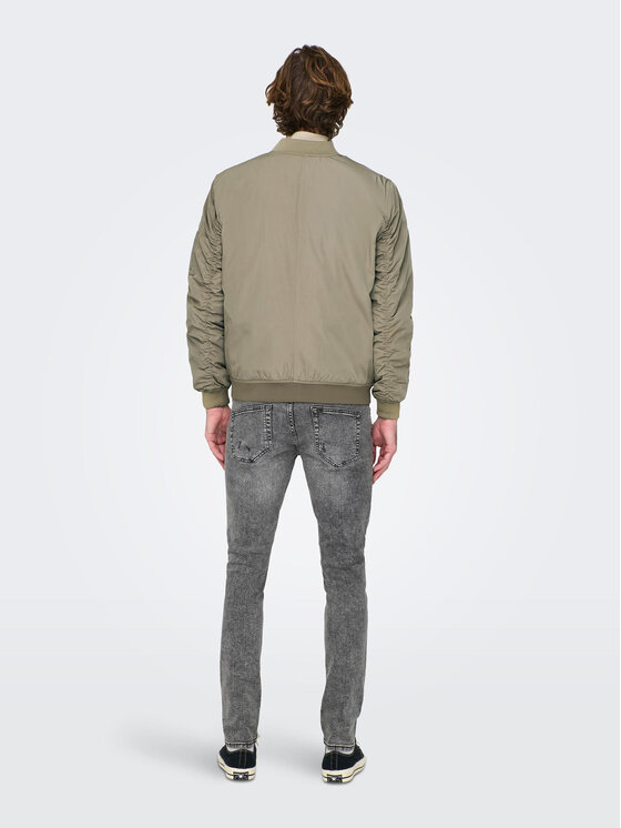 Only & Sons Only & Sons Μπόμπερ μπουφάν Joshua 22023287 Μπεζ Regular Fit