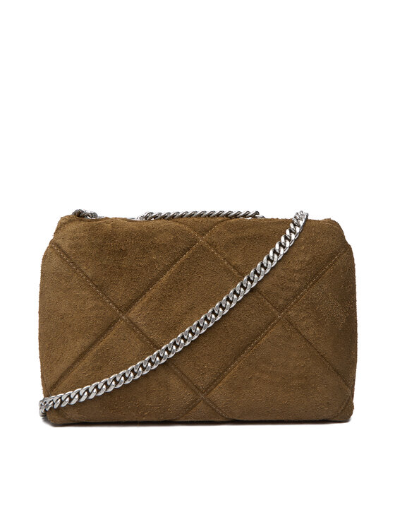 Tory Burch Tory Burch Ročna torba Diamond Quilt 169170 Zelena