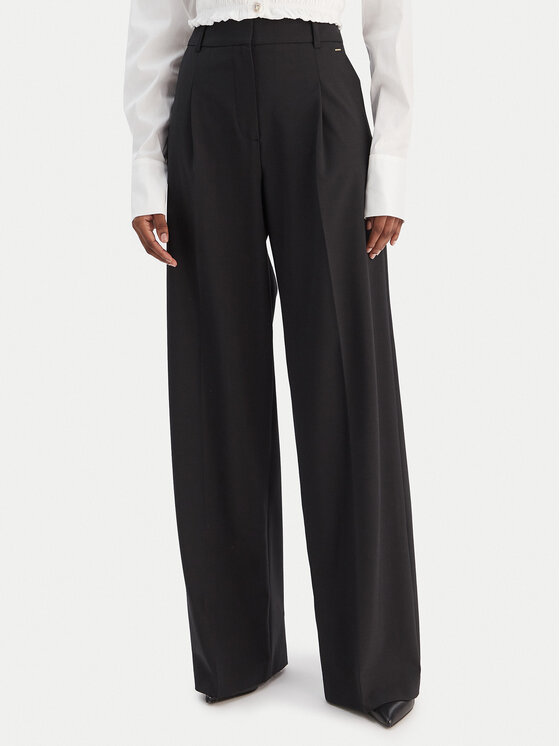 JOOP! JOOP! Pantaloni din material 58 JW241P166 30040252 Negru Relaxed Fit