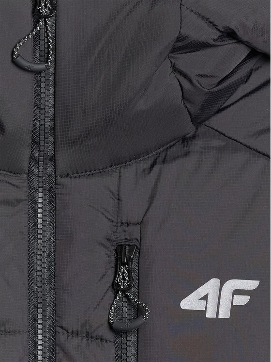 4F 4F Kurtka wielofunkcyjna HALNY Czarny Regular Fit
