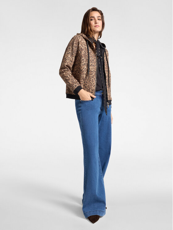 Elena Mirò Elena Mirò Felpa G850Z000402N001 Crema A-Line Fit