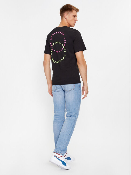 Jack&Jones Jack&Jones Футболка 12235209 Чорний Regular Fit
