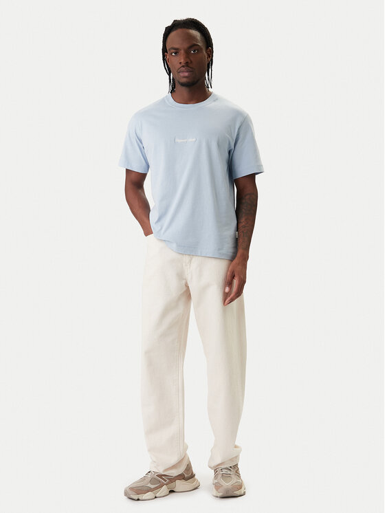 Jack & Jones Jack & Jones T-Shirt Norrebro Emb 12282892 Błękitny Regular Fit