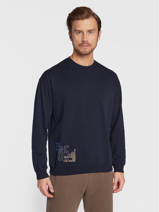 United Colors Of Benetton United Colors Of Benetton Jopa 39DJU102Q Mornarsko modra Relaxed Fit