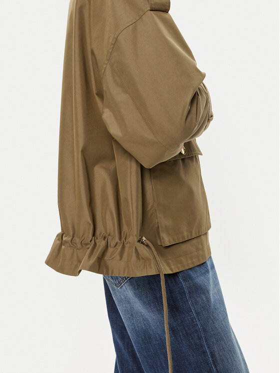PINKO Pinko Kevad-sügis jope Polidora 103150 A1PR Roheline Regular Fit