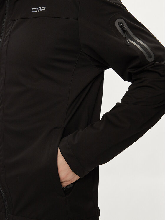CMP CMP Geacă de ploaie 39A5027 Negru Regular Fit