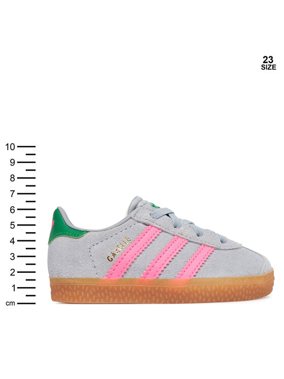adidas adidas Sneakersy Gazelle Comfort Closure Elastic Laces IH6477 Šedá