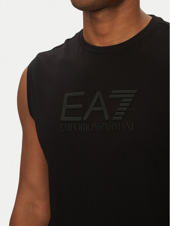 EA7 Emporio Armani EA7 Emporio Armani Tank top 7M000223 AF10375 UC001 Czarny Regular Fit