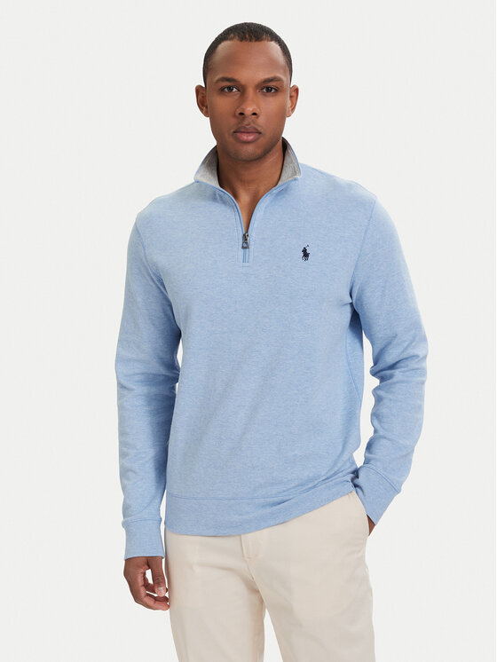Polo Ralph Lauren Polo Ralph Lauren Džemperis ar kapuci 710812963005 Gaiši zila Regular Fit