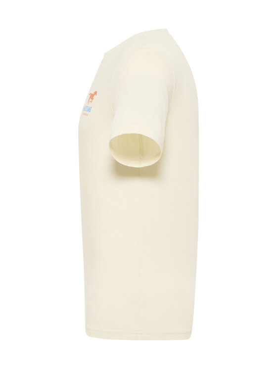 Mustang Mustang T-shirt AUSTIN Beige Regular Fit