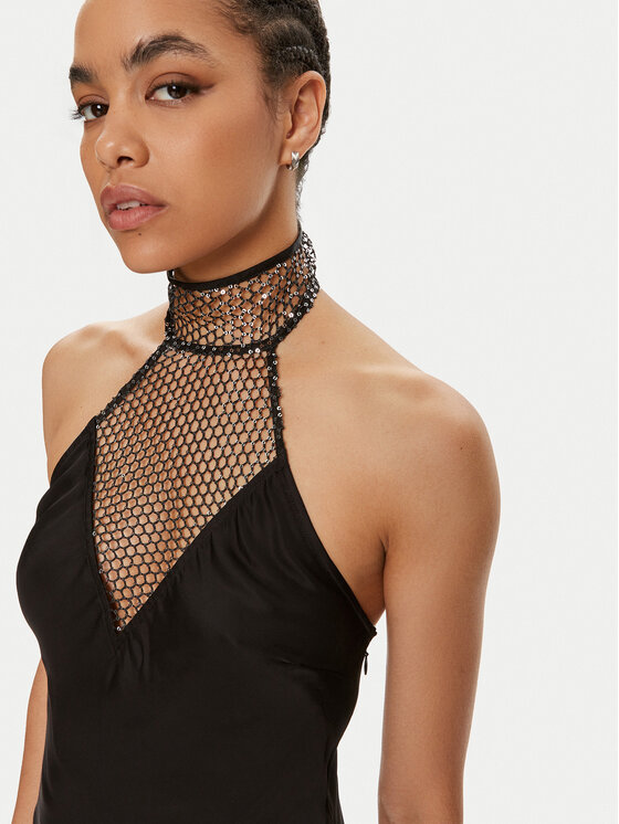 ROTATE ROTATE Top Victoria 112536100 Negru Slim Fit