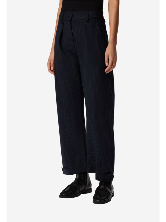 PINKO PINKO Παντελόνι Pastasfoglia pantalone Σκούρο μπλε Regular Fit