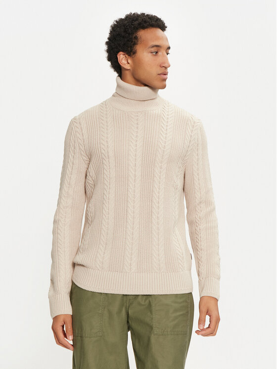 Férfi Garbó Jack&Jones, Méret: M, Bézs, 12261441