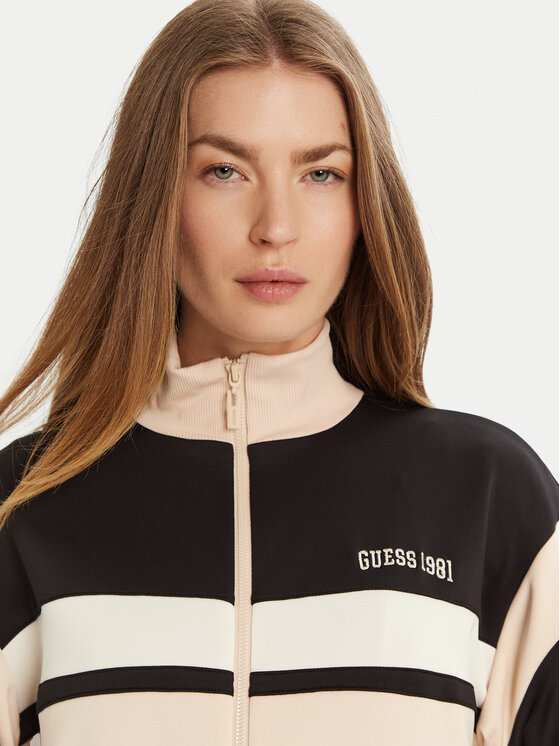 Guess Guess Mikina V5RQ00 KCO72 Tmavomodrá Regular Fit