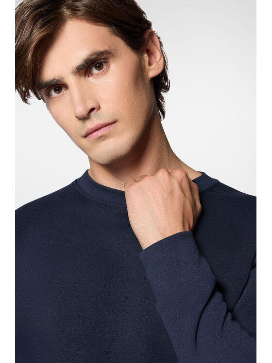 Próchnik Próchnik Bluza PM13 BL073224000005 Granatowy Regular Fit